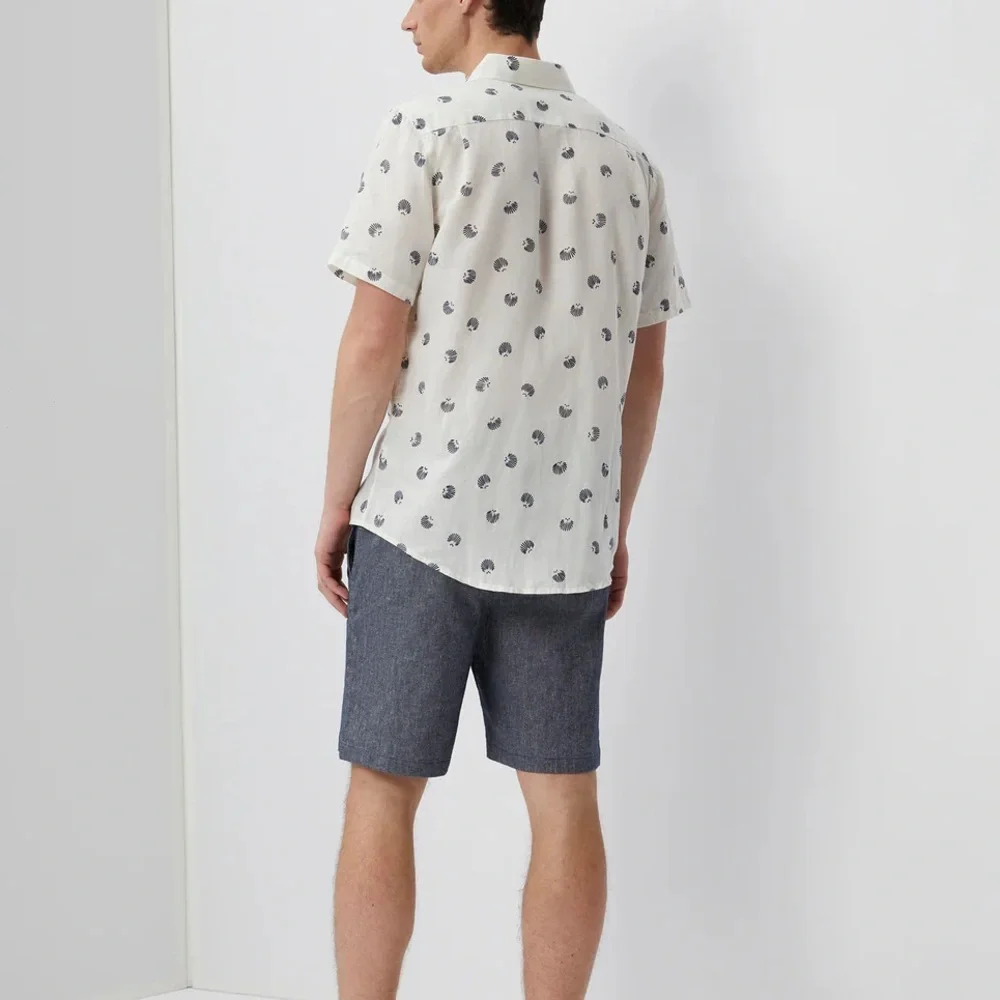 Onia Linen Blend Canvas Traveler Shorts